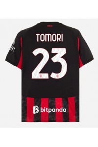 Fotbalové Dres AC Milan Fikayo Tomori #23 Domácí Oblečení 2025-26 Krátký Rukáv